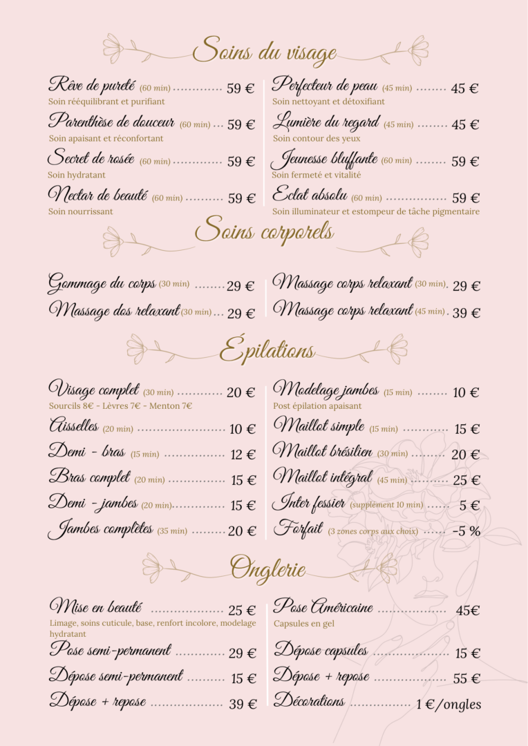 Soins du visage 1 1 1