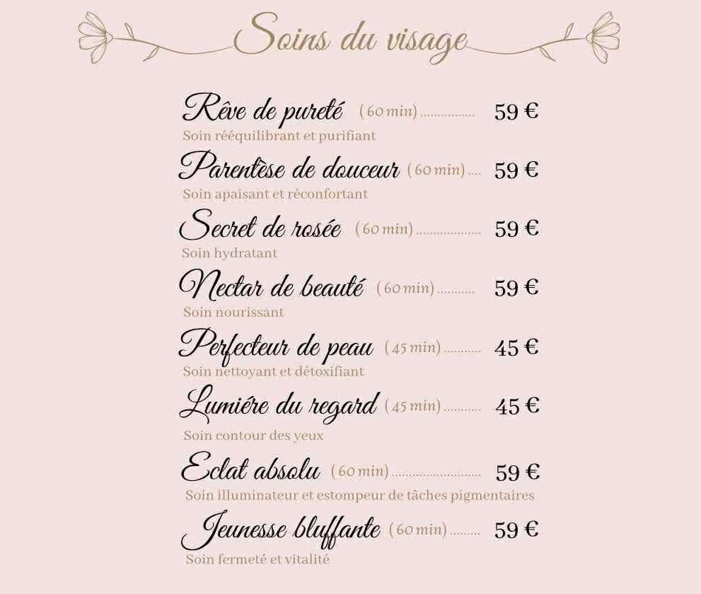 soins visages