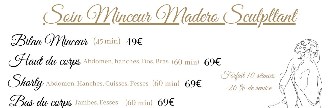 soin minceur tarif
