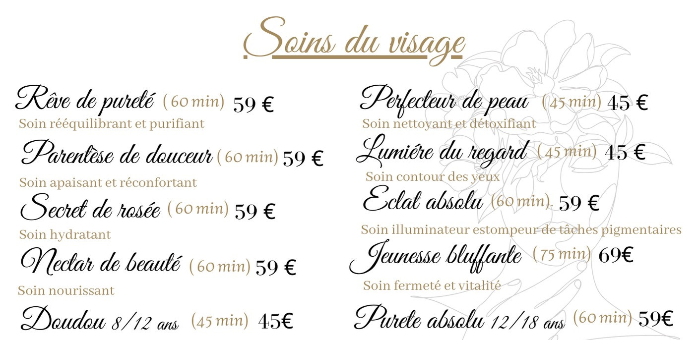 soin visage tarif saint quentin